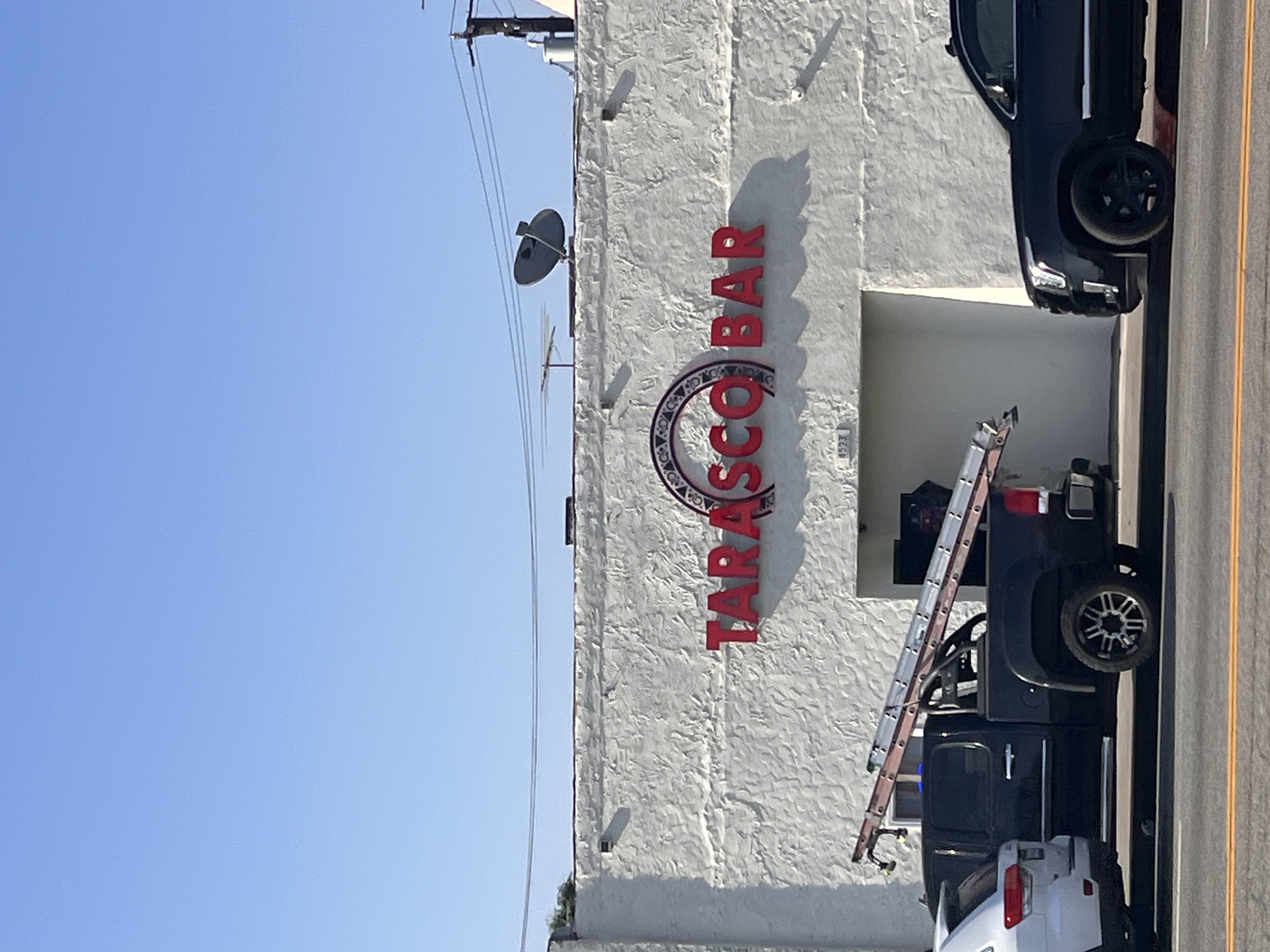 Tarasco Bar dimensional letter sign
